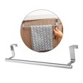 thumbnail image 3 of Puerta Toallero Barra Toallero Soportes colgantes Baño Cocina Estante Colgador Almacenamiento Elegante Gabinete moderno Barra de toals Sin tadrar Baoblaze Soporte de estante sobre la puerta, 3 of 8