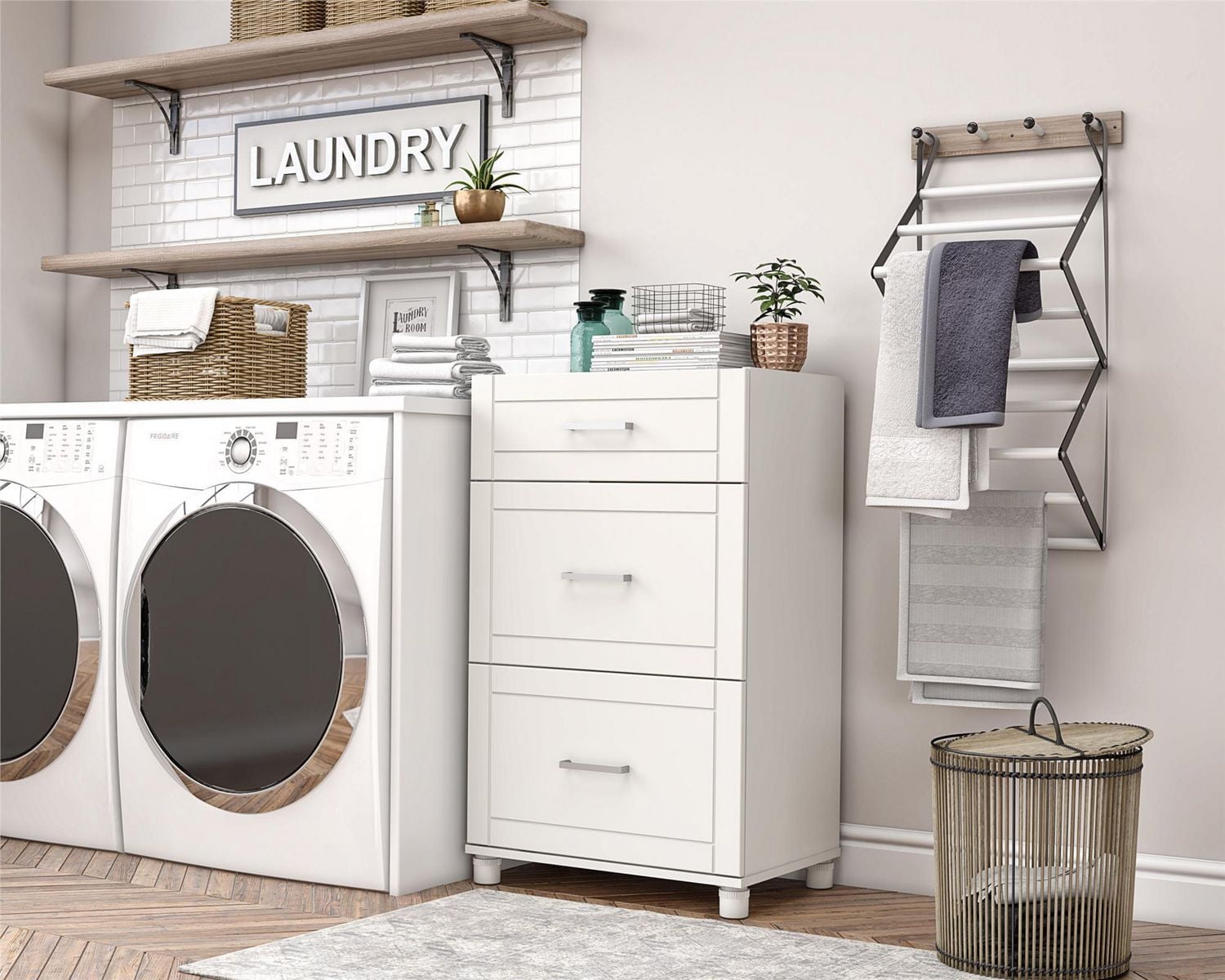 Armoire sur plancher à 3 tiroirs Callahan 24 po de SystemBuild