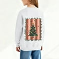 thumbnail image 4 of Cowsor Chandails en Molleton pour Filles Enfants Mignon Graphique Col Rond Chandail Tops Xmas Manches Longues Chemises de Vacances, 4 of 7
