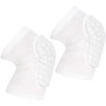 thumbnail image 1 of Knee Sleeve Pair Kneepad Pads Crashproof Antislip Basketball Leg Sleeve Protective Pad Support Guard Padded Breathable Compression Wear Hexpad - 2 Packs-White, 1 of 7