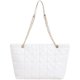 thumbnail image 1 of Bolsos de hombro para mujer Cadenas de moda Bolsos de diamantes de PU Bolsos cruzados (Blanco), 1 of 9