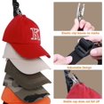 thumbnail image 4 of Cap Rack 1 Pack, Hat Organizer Holds up To 20-40 Caps For Baseball Or Ball Caps, Best Over The Door Closet Organizer Display Racks with Clips For Men And Women Hat Collection, 4 of 7