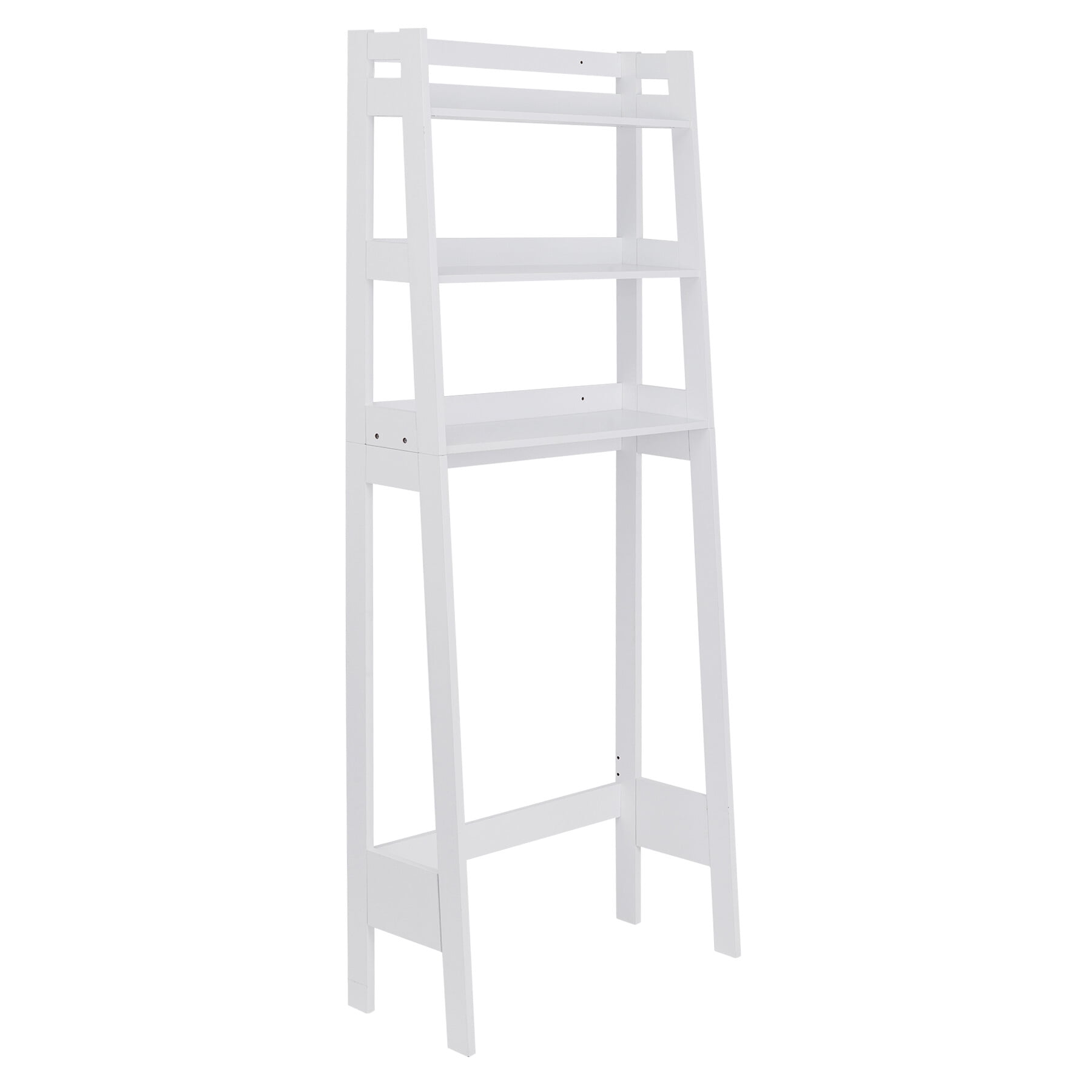 HomGarden 3-Shelf Bathroom Storage Rack Organizer Over the Toilet Bathroom Space Saver, White