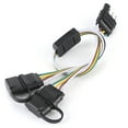 thumbnail image 3 of Conector de remolque de 4 pines, dos adaptadores divididos, conector de cable tipo EE. UU., accesorio para remolques RV Jadeshay A, 3 of 8