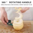 thumbnail image 7 of Tunhigl Manual Rotary Curler Cucumber Potato Slicer - Multi-Function Veggie Spiralizer & Roll Sharpener for Effortless Food Prep Blue, 7 of 7