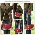 thumbnail image 5 of Womens Chain Shoulder Bag Christmas Trees Classic Tote Handbags Fashion Clutch Hobo Purse with Zipper for Travel Casual, 5 of 7
