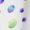 LM414, variant on Watercolor Confetti White Background Dress Summer Street Style Dresses Female Short Sleeve Printed Sundress