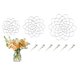 thumbnail image 2 of Paquete de 3 Estantes para Arreglos Florales Acero Inoxidable con Arte Hierro de 4/5/6 Pulgadas, Herramienta para Arreglos Florales, Soporte para Tallo JarróN con Clips FijacióN, 2 of 5