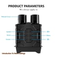 thumbnail image 4 of NV016 Binoculars 5K UHD Night Vision 4Inch Screen 52MP 10X Digital Zoom Low/No Light Vision Telescope for Camping, 4 of 6