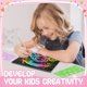 thumbnail image 2 of Bloc de notas para rascar FEREDO KIDS Rainbow Black, 20 hojas, paquete de 2, 2 of 7