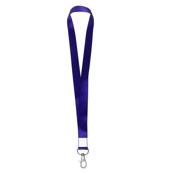 1PCS Neck Strap Lanyard Safety Metal Clip ID Badge Lanyard for Business Id Key (Royalblue)