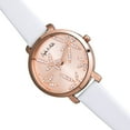 thumbnail image 3 of Sophie & Freda Key West Leather-Band Watch W/Swarovski Crystals - Rose Gold/White, 3 of 3