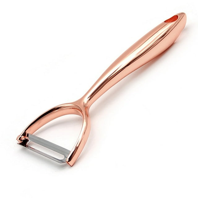 Rose gold Blade Vegetable Peeler - Commercial Grade Julienne Cutter - for Fruit,Potatoes,Carrot,Cucumber