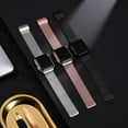 thumbnail image 4 of ALMNVO Milanese Strap for Apple Watch Bands 44mm 40mm 45mm 41mm 38mm 42mm, Stainless Steel Loop Metal Mesh Bracelet Wristbands for Apple Watch Series 7 45 mm & Series SE 6 5 4 3 2 1, 4 of 7