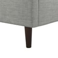 thumbnail image 6 of Rustic Manor Eloisa Linen Upholstered Platform Bed Twin XL Size, Grey, 6 of 8