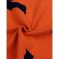thumbnail image 2 of Halloween Sweaters for Women Trendy Bats Printed Pullover Sweaters Casual Knit Crewneck Sweater Tops Shermie, 2 of 6