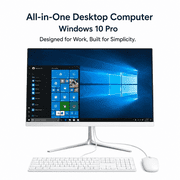 PTZZHEDM 21.5 All-in-One Desktop PC, Intel i5-2520M, 8GB RAM, 256GB SSD, Win10 Pro, White