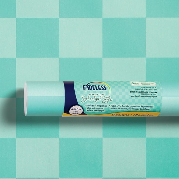 Fadeless Schoolgirl Style Bulletin Board Paper, 48" x 50', Daydream