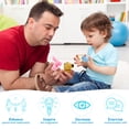 thumbnail image 2 of Set de marionetas Sealive, 16 unidades, terciopelo suave, 10 animales y 6 familias, 2 of 8