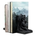 thumbnail image 4 of Ebros Medieval Age Gothic Sculptural The Thinker Gargoyle Bookends Figurine Set 6.25"H, 4 of 7