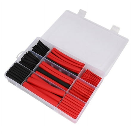 

270Pcs 3: 1 Shrink Dual Wall Adhesive Lined Heat Shrink Tubing Tube 6 Size 2 Color KIT