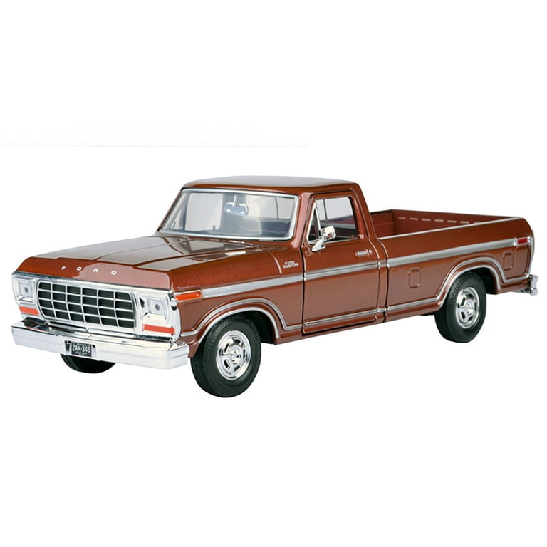 モーターマックス 1/24 1979 フォード F-150 BROWN Motormax 1979 Ford F-150 Brown Pickup Truck 1/24 Diecast