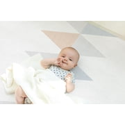 Parklon Ultra-Soft Cushioned Baby Play Mat (Urban Object + Fabric Grey, One-Piece, Reversible, Water Resistant, Medium)