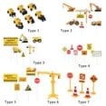 thumbnail image 5 of 7 Sets Supplies Birthday Mini Cupcake Topper Crane Construction Cake Topper Road Sign, 5 of 8