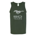 thumbnail image 2 of Wild Bobby, Ford Mustang Logo 50 Years Vintage Emblem, Cars and Trucks, Men Graphic Tank Top, Forest Green, Small, 2 of 4