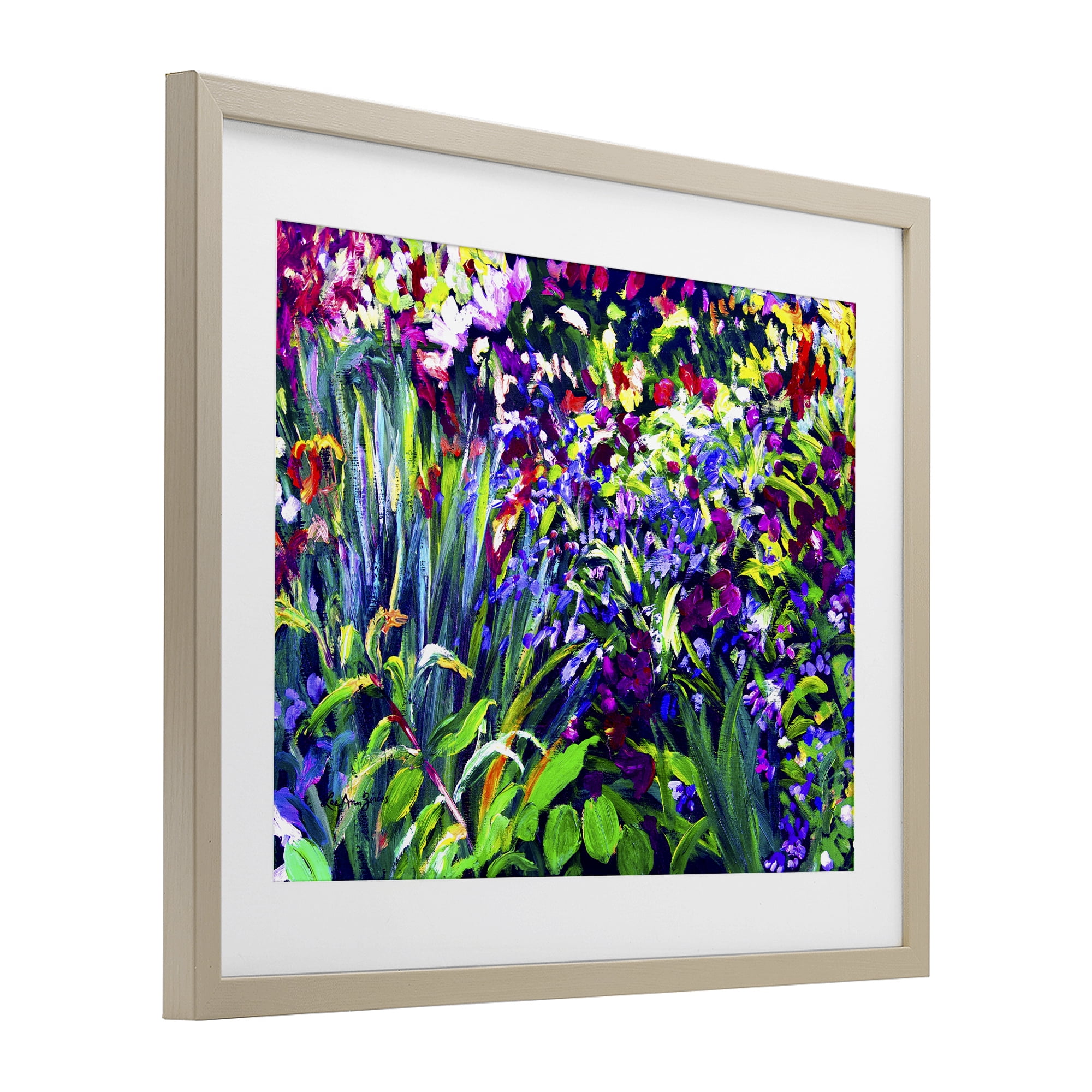 Stupell Industries Vibrant Confetti Garden Birch Framed Print Under Glass, design by Lee Ann Zirbes