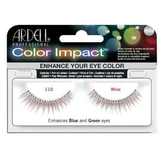 Ardell 110 Color Impact Lashes, Wine