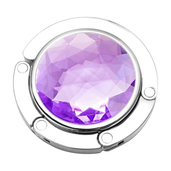 LIJCC Student Desktop Mobile Bag Hanging Device Hanging Clip Sock Holder Foldable Handbag Purse Hook Convenient Desk Hook Round Backpack Hook Student Desktop Mobile Bag Hanger