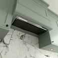 thumbnail image 4 of Streamline 28 in. Cupello Convertible Insert 350 CFM Range Hood in Glossy Black with Mesh Filters, Electronic Button Control, LED Lights, 4 of 13