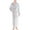 Grey, variant on SWSMCLT Men's Belt Fleece Bath Robe Ankle Fall Chic Comfy Detachable Lapel Loungewear Plush Bathrobes Belt Loops Grey Medium-Large