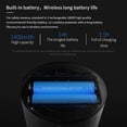 thumbnail image 4 of RoamHome Cactus Portable Desk Fan Small Quiet Desktop Mini Fan, Mute USB Rechargeable Tabletop Personal Cooling Fans for Bedroom Office, High Appearance Gift for Students Workers (Dark Blue), 4 of 7