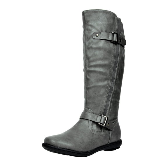 DREAM PAIRS Women's Wide Calf Knee High Boots, Fashion Faux Fur-Lined Winter Boots