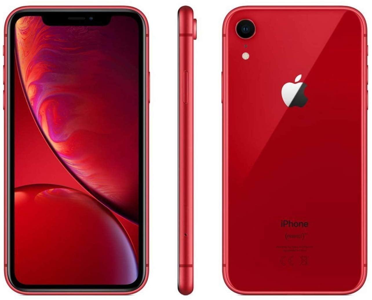 Restored Apple iPhone XR 64GB Red Fully Unlocked Smartphone (Refurbished)