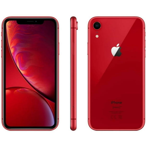 Restored Apple iPhone XR 128GB Red Fully Unlocked Smartphone