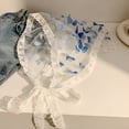 thumbnail image 2 of TELOLY 6Pcs Bandanas for Women,Lace Edge Blue Bandana,Suitable for Spring and Summer Bandana Set, 2 of 2