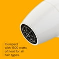 thumbnail image 3 of Wall-Mount Hair Dryer 1600W with LED Nightlight 2 Heat 2 Speed Settings White, 3 of 6