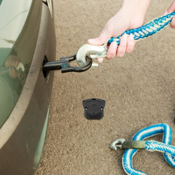 PENIKOKO Hitch Ball Cover Plastic Black For Home and Office Use 1Pcs 2.05X1.61X1.10in