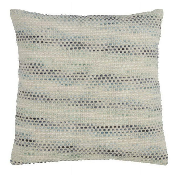 SARO 1829.BL20S 20 in. Square Down Filled Throw Pillow with Confetti Design - Blue