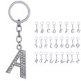 thumbnail image 2 of Porte-clés Design Strass A à Z Pendentif Porte-Clés pour Décoration de Sac à Main, 2 of 8