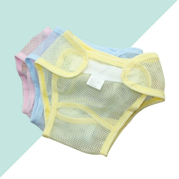 TABLZONE 3-Pack Infant Diapers with Soft Polyester Design, Breathable and Comfortable for , Newborn Baby Essentials