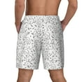 thumbnail image 3 of Kdxio Poodle Dog Print Men's Swim Trunks with Compression Liner 7 Inch Inseam Quick Dry Swim Shorts, 3 of 7