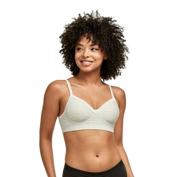 Hanes Signature Women’s Smooth Comfort Wireless Convertible TShirt Bra