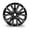 Black #1, variant on 18 x 8 inch Wheel Rim for BMW 320i 328i 330i 330e 335i 340i 428i 430i 435i 440i OE Replacement, 18" Black Alloy Rim