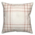 thumbnail image 2 of Creative Products Painted Plaid Pink 18 x 18 Indoor / Outdoor Pillow, 2 of 3