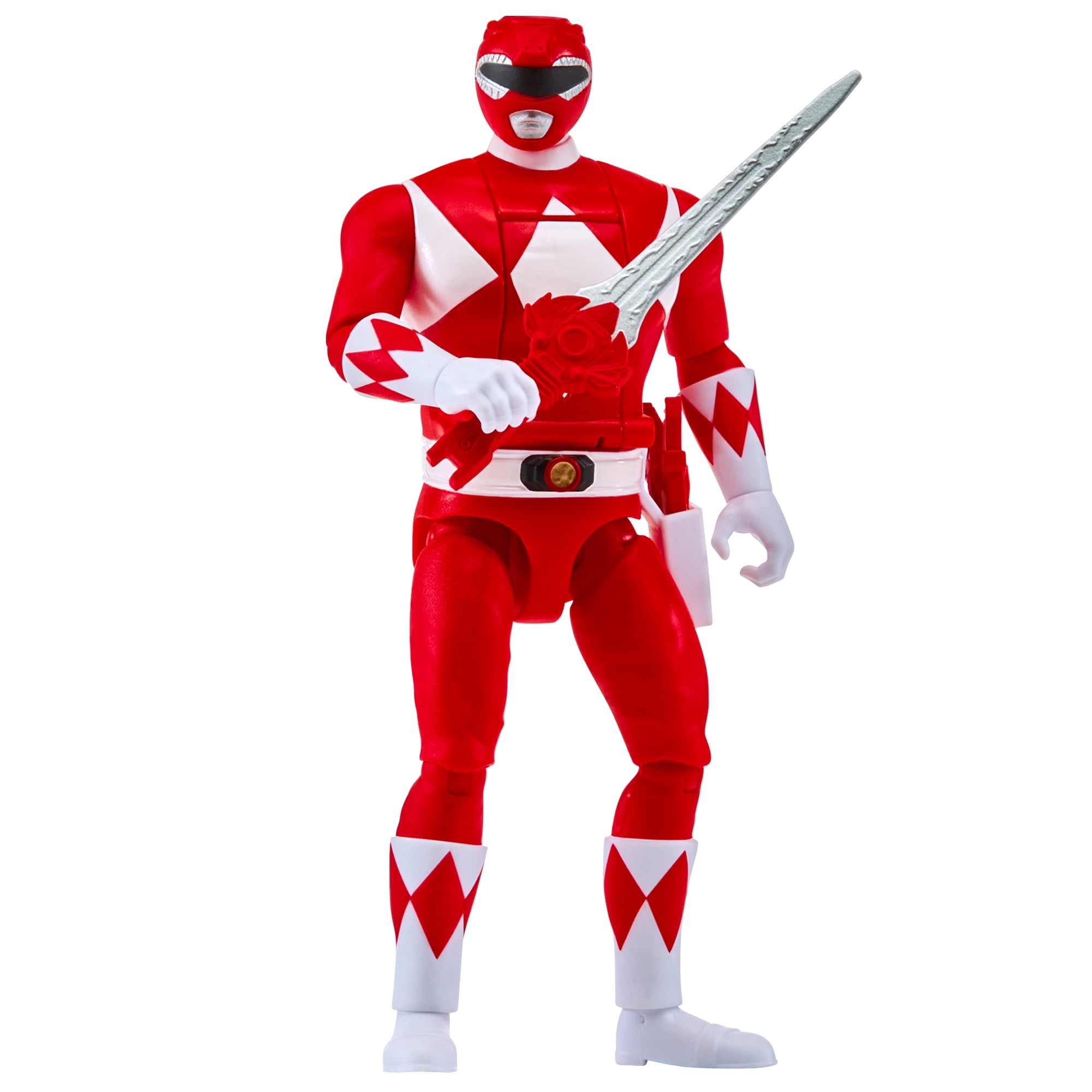 Mighty Morphin Power Rangers: Re-Ignition - Auto-Morphin Red Ranger Action Figure for kids 4+ by Playmates Toys