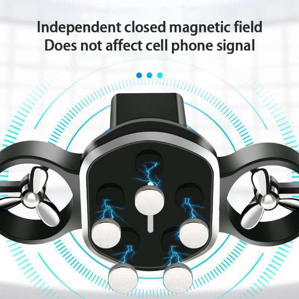 Magnetic 360 Rotatable Magnetic Car Phone Holder Magnet Easy To Operate Multifunctional Magnetic Car Charger Mount PortableRedRussian Federation He Qiyong unisex